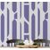 Adesivo Removível Roxo Contemporâneo, Papel Contact Galhos Geométricos p/ Paredes e Móveis, Rolo Vinílico Autoadesivo Impermeável - S4sassy 63,5 cm (L) × 609,6 cm (C) / Roxo - Vinil Liso