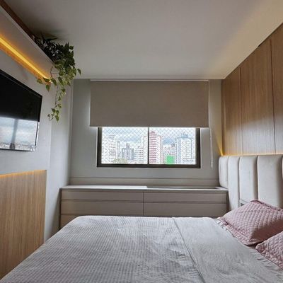 Persiana Rolo Blackout Bege Napolis - 1,21m X 1,50m Bege