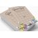 50 Cartões Quadrados Kraft Florais Rústicos em Branco para Preencher Ideias de Presente - Chá de Casamento e Despedida - Inkdotpot 12,7 Cm × 17,78 Cm / Bege - Bingo da Noiva
