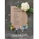50 Cartões Quadrados Kraft Florais Rústicos em Branco para Preencher Ideias de Presente - Chá de Casamento e Despedida - Inkdotpot 12,7 Cm × 17,78 Cm / Bege - Esmalte ou Filme