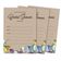 50 Cartões Quadrados Kraft Florais Rústicos em Branco para Preencher Ideias de Presente - Chá de Casamento e Despedida - Inkdotpot 12,7 Cm × 17,78 Cm / Bege - Esmalte ou Filme