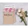 50 Cartões de Jogo Quadrados Kraft Florais em Branco para Preencher Ideias de Presente para Chá de Noiva e Despedida de Solteira - Inkdotpot 12,7 Cm × 17,78 Cm / Bege - Ele Disse, Ela Disse