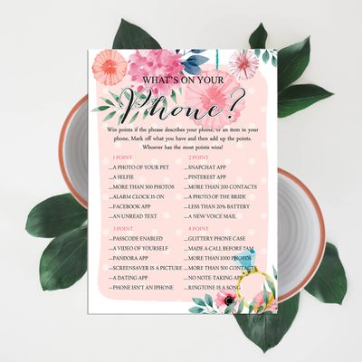 Cartões Florais Quadrados em Branco para Preencher Ideias de Presente para Chá de Noiva e Despedida de Solteira, Pacote com 50 - Inkdotpot 12,7 Cm × 17,78 Cm / Laranja - O Que Tem no Seu Celular