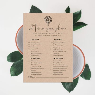 Pacote com 50 Cartões Rústicos de Papel Kraft Quadrados em Branco para Jogos, Chá de Noiva, Despedida de Solteira e Casamento - Inkdotpot 12,7 Cm × 17,78 Cm / Bege - O Que Tem no Seu Celular