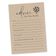 Pacote com 50 Cartões Rústicos de Papel Kraft Quadrados em Branco para Jogos, Chá de Noiva, Despedida de Solteira e Casamento - Inkdotpot 12,7 Cm × 17,78 Cm / Bege - Cartão de Conselho