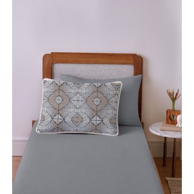 Jogo de Cama Solteiro 2pçs Vivaldi Cinza UN / Cinza