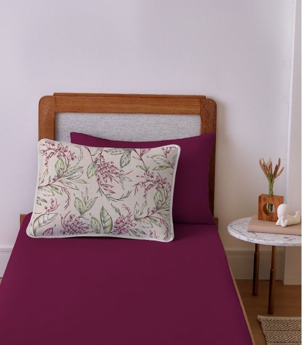 Jogo de Cama Solteiro 2pçs Vivaldi Rosa UN / Rosa