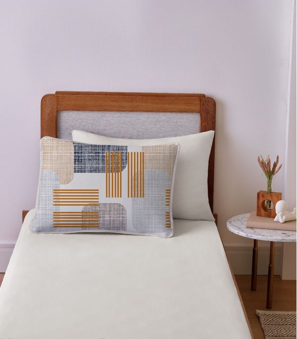 Jogo de Cama Solteiro 2pçs Vivaldi Bege UN / Bege