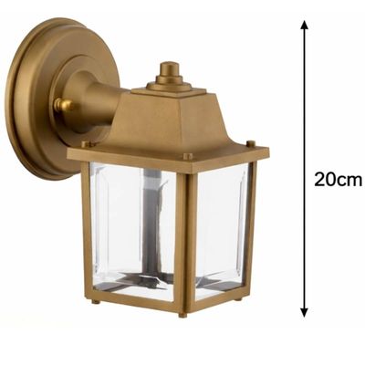Kit 8 Arandelas Vintage Ouro Velho Bivolt Luminárias Parede Coloniais Jardim Pátio Dital Bivolt