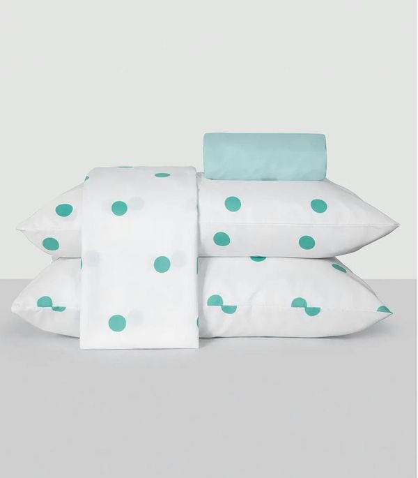 Jogo De Cama King 4 Peças Lar E Lazer Azul UN / Azul