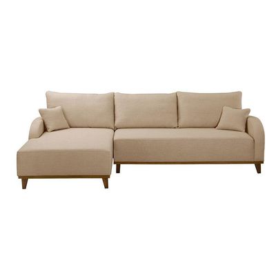 Sofá Albano Linho 250cm Chaise Lado Esquerdo Meu Sofá Online A226 Linho Bege