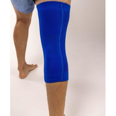 Protetor de Joelho Joelheira Pro N1 Sport Tamanho GG Azul Royal Knit 3D Compressão Graduada