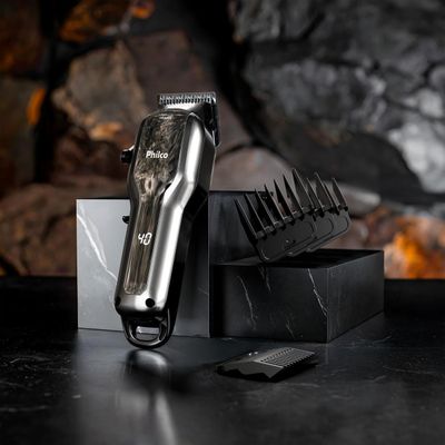 Máquina de Cortar Cabelo Philco 8 Acessórios 10W PCR07 Bivolt