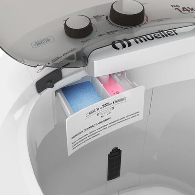 Lavadora Semiautomática Big 14kg 220v Branco 220v