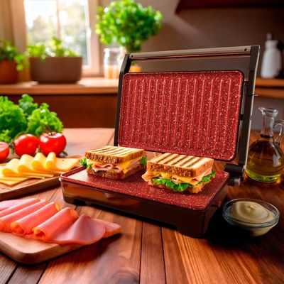 Grill e Sanduicheira Britânia 2 em 1 Abertura 180º BGR28A 127V