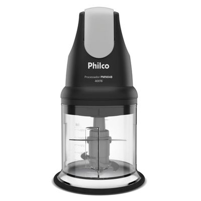 Processador Compacto Philco 400W 3 em 1 Preto PMN04B 220V