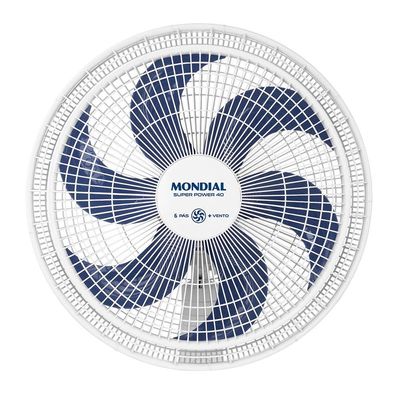 Ventilador de Mesa 40cm 6 Pás Branco Mondial 220V 220V