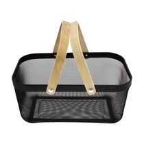 Cesto Organizador Casita Importante com Alça 40x28x18cm 1 Peça - Item Sortido