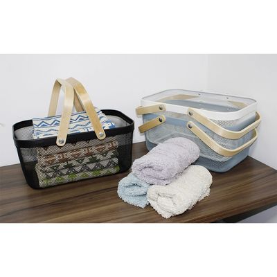Cesto Organizador Casita Importante com Alça 40x28x18cm 1 Peça - Item Sortido