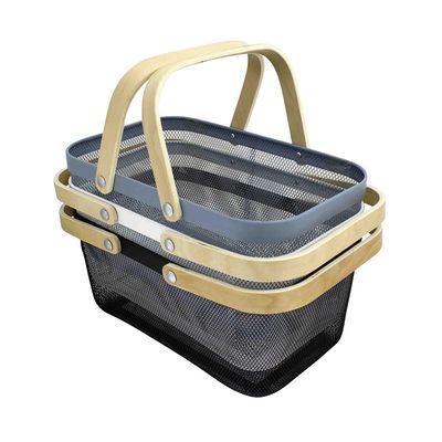 Cesto Organizador Casita Importante com Alça 40x28x18cm 1 Peça - Item Sortido