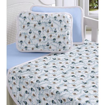 Fronha Avulsa Baby Estampada Vivaldi Azul UN / Azul