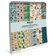 Bloco com 25 Folhas de Papel Scrapbook Textura Camping, Lado Único, Papel Cartão Colorido para Scrapbooking e Cartões - Inkdotpot 30,48 Cm × 30,48 Cm / Multicolorido