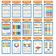 Traceease Pôsteres Educacionais, Pacote 25 Laminados: Mapas EUA e Mundo, Sistema Solar, Tabela Periódica, Matemática e Mais - IBA Crafts 27,94 Cm × 43,18 Cm / Multicolorido