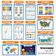 Traceease Pôsteres Educacionais, Pacote 25 Laminados: Mapas EUA e Mundo, Sistema Solar, Tabela Periódica, Matemática e Mais - IBA Crafts 27,94 Cm × 43,18 Cm / Multicolorido