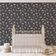 Papel de Parede Autoadesivo Pássaros Voando com Pontos, Vinil Cinza Removível para Parede de Entrada, Decoração Fácil - S4sassy 63,5 cm (L) × 609,6 cm (C) / Cinza - Vinil Texturizado