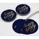 Etiquetas de Papel Boas Festas para Lembrancinhas, Pendentes com Folha Metalizada para Artesanato - Inkdotpot 50 Etiquetas Metalizadas / Azul - Dourado