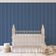 Papel de Parede Contact Decorativo, Linhas Geométricas, Impermeável, Azul, Removível, para Locatários, Quarto/Sala de Jantar - S4sassy 63,5 cm (L) × 152,4 cm (C) / Azul - Vinil Liso