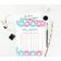 Conjunto Donuts para Chá de Bebê com 50 Cartões Alfabeto ABC Ele ou Ela - Inkdotpot 12,7 Cm × 17,78 Cm / Branco - Quiz da Mamãe