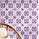 Papel de Parede Adesivo Impermeável Estilo Vintage, Azulejo Floral para Cozinha, Roxo - S4Sassy 63,5 cm (L) × 609,6 cm (C) / Roxo - Vinil Texturizado