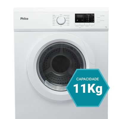 Secadora de Roupas 11Kg Philco 16 Programas Branco PSEC5000 127V