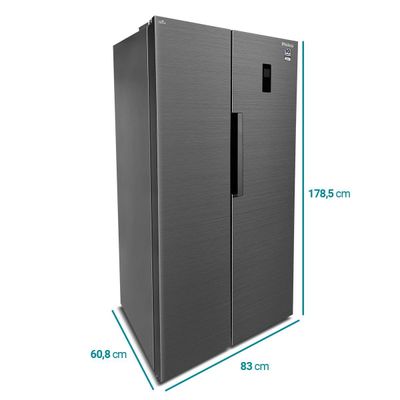 Geladeira 460L Philco Inverter Side By Side Inox PRF46C 220V