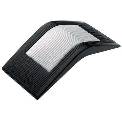 Arandela Luminária Lente Transparente Preto Termoplástico Lâmpada E27 Face Dital