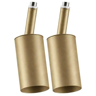 Kit 2 Spots para Iluminação Perfilado Dourado em Alumínio Bivolt Mr11 Neo Dital