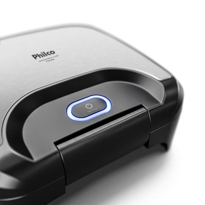 Sanduicheira e Grill Philco 2 em 1 Inox 800W PGR26A 127V