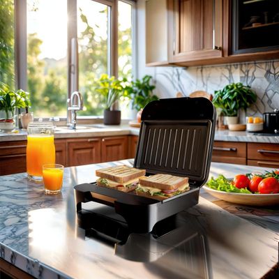 Sanduicheira e Grill Philco 2 em 1 Inox 800W PGR26A 127V