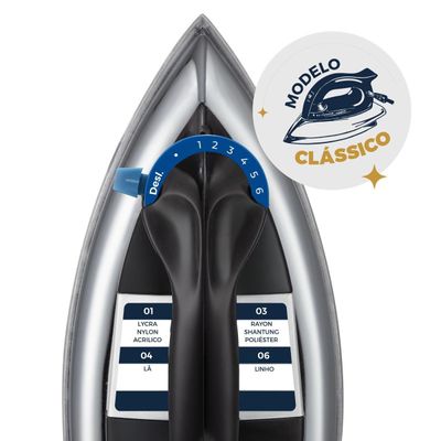 Ferro de Passar a Seco Base de Alumínio Britânia BFS50A 220V
