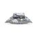 Kit Cobre Leito Casual Kids Solteiro Appel Cinza UN / Cinza