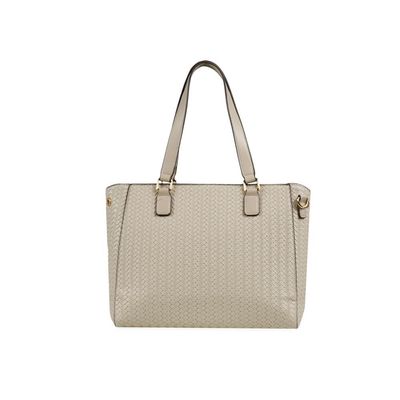 Bolsa de Ombro Feminina Com Alça Longa New Tressê Bege U / Bege