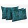 Capa de Almofada Decorativa Estampada com Tema Azul - Vargottam 35,56 Cm × 60,96 Cm – Retangular / Azul