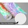 Papel de Parede Autoadesivo Boho Tie-Dye Arco-Íris Vinílico Impermeável Multicor Removível para Inquilinos Quarto/Sala de Jantar - S4Sassy 63,5 cm (L) × 914,4 cm (C) / Multicolorido - Vinil Liso