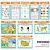 Traceease 25 Pôsteres Laminados p/ Fundamental — Mapas EUA/Mundo, Sistema Solar, Matemática + p/ Sala, Ensino em Casa, Quarto - IBA Crafts 27,94 Cm × 43,18 Cm / Multicolorido