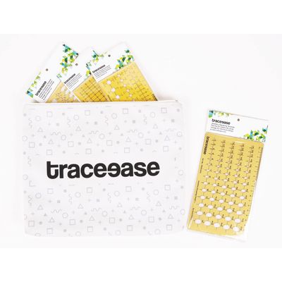 Traceease Lote de 8 Peças: Modelos e Estênceis para Desenho de Joias, Calculadora de Tamanho e Peso de Pedras, Padrões Mistos - IBA Crafts Amarelo