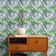 Papel de Parede Autoadesivo, Ramos com Bagas em Aquarela, Vinílico Impermeável, Verde, Removível para Quarto e Sala de Jantar - S4Sassy 63,5 cm (L) × 914,4 cm (C) / Verde - Vinil Liso