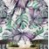 Papel de Parede Roxo com Folha de Monstera, Vinil Autoadesivo, Revestimento Decorativo, Aplicação DIY Fácil para Quarto e Sala - S4Sassy 63,5 cm (L) × 304,8 cm (C) / Roxo - Vinil Texturizado