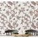Papel de Parede Autoadesivo Botânico Pássaros e Flores, Marrom, Vinil Removível DIY para Parede de Destaque da Entrada - S4sassy 63,5 cm (L) × 914,4 cm (C) / Marrom - Vinil Liso