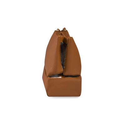 Nécessaire de Viagem Feminina Grande Recortes Floater Caramelo G / Caramelo